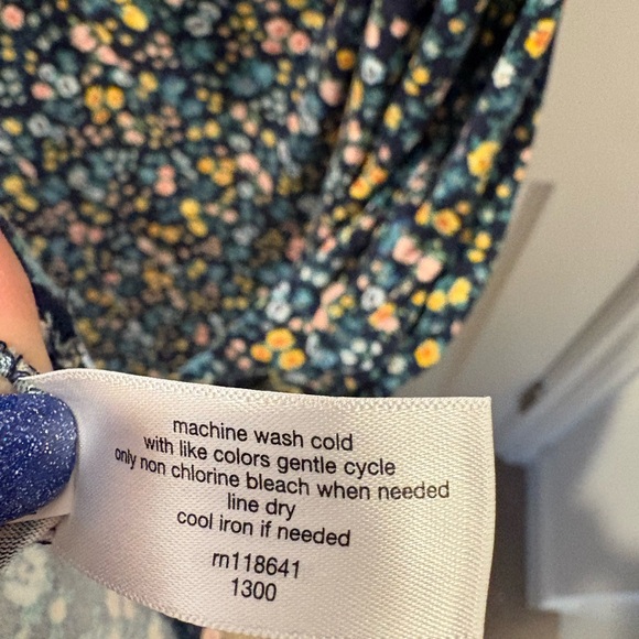 Lane Bryant Off-the-Shoulder Dress With Pockets Colorful Floral Size 22/24 - Picture 5 of 5